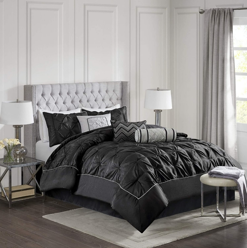 Brand New! Madison Park "Laurel" Cal King Comforter Set! - 7 Piece